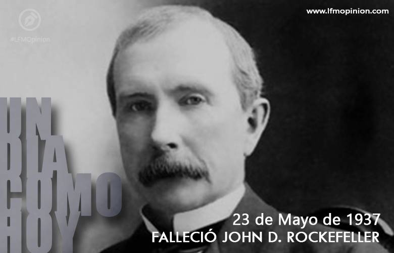 Falleció John D. Rockefeller