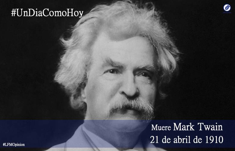 Muere Mark Twain
